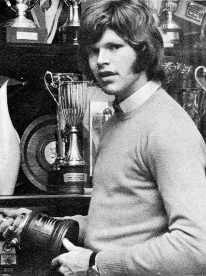 Art Kenney nella sala dei trofei